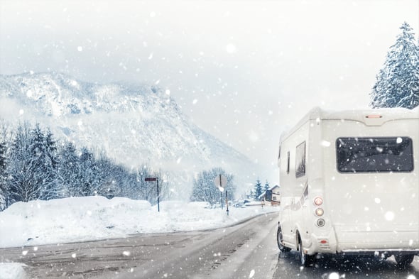 Entretien camping car neige
