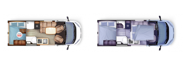 IMPLANTATION CAMPEREVE CAMPER VAN XL