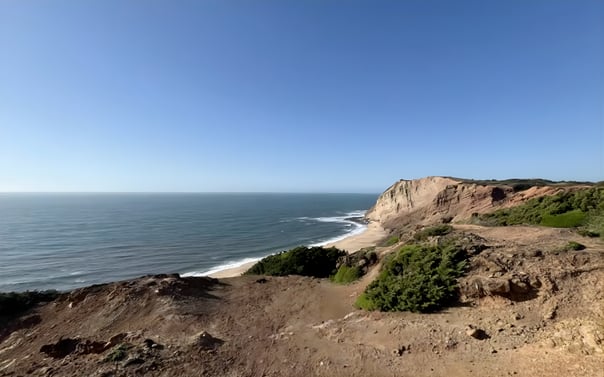 Photo falaise en bord de mer