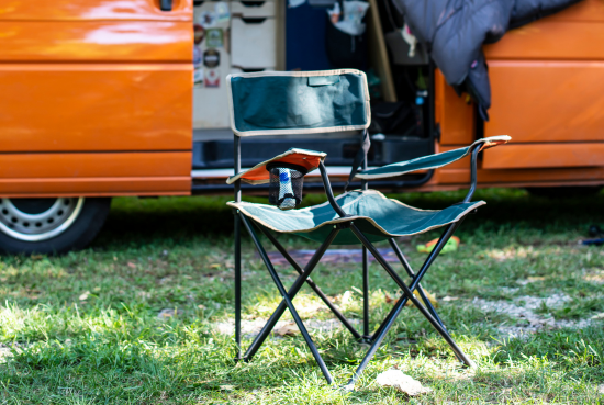 chaise de camping vanlife