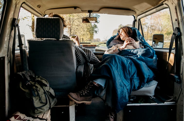 couple-having-nice-road-trip-van